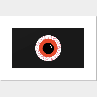 Orange eye balls Posters and Art